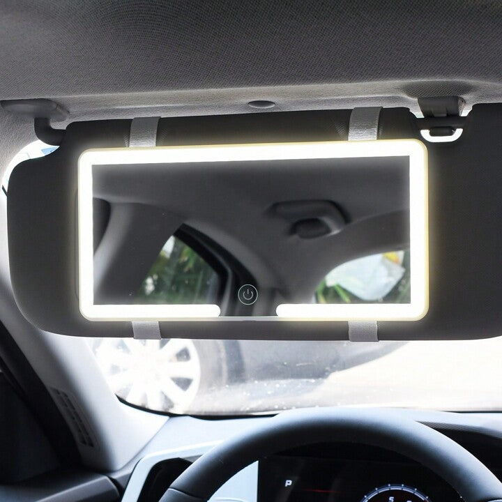 Serenosole™ GlamVisor Lighted Mirror | Luxus-LED-Autospiegel