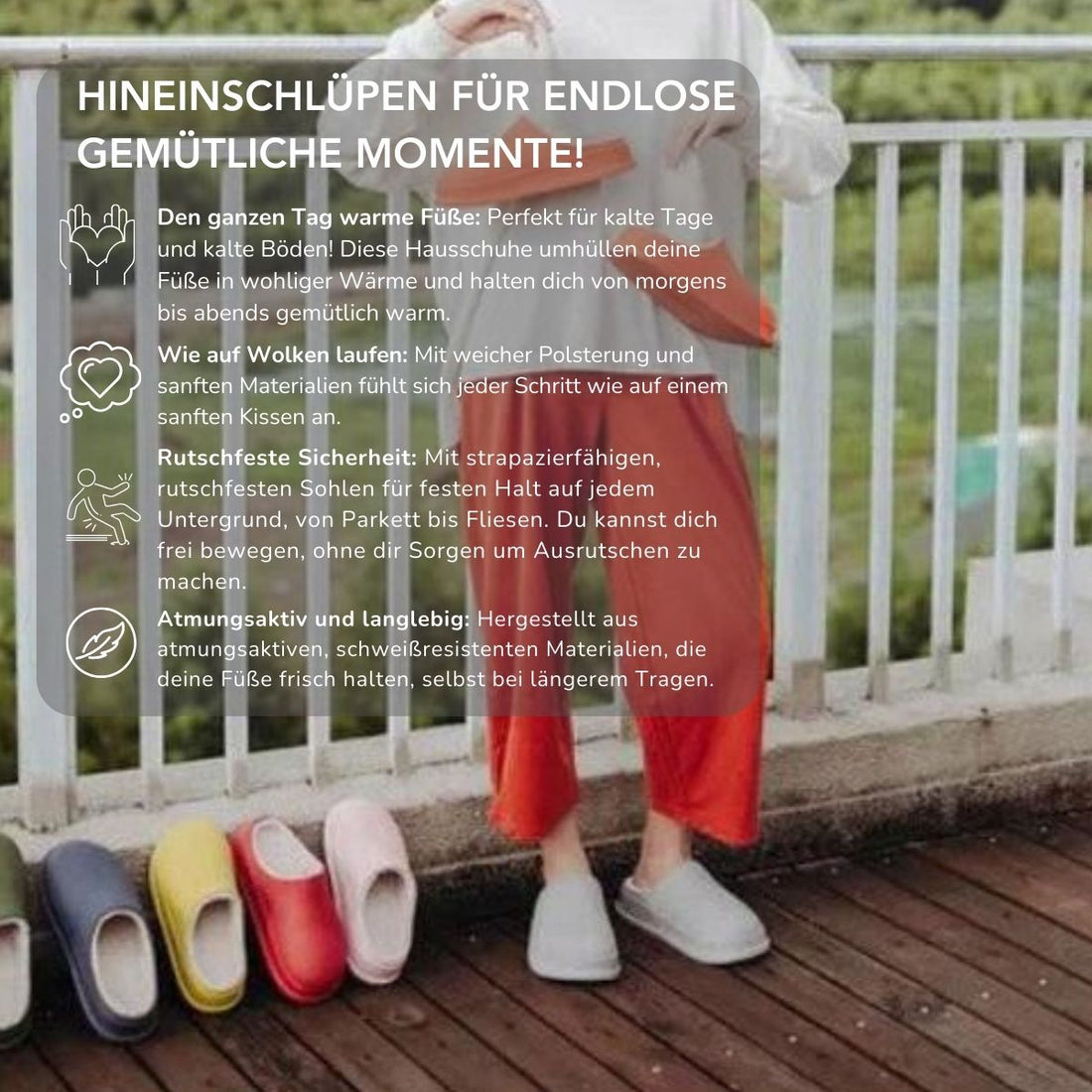 Serenosole™ ComfySteps Warme Hausschuhe | Wärme und Komfort bei jedem Schritt | Ultimative Komfort Hausschuhe 2024