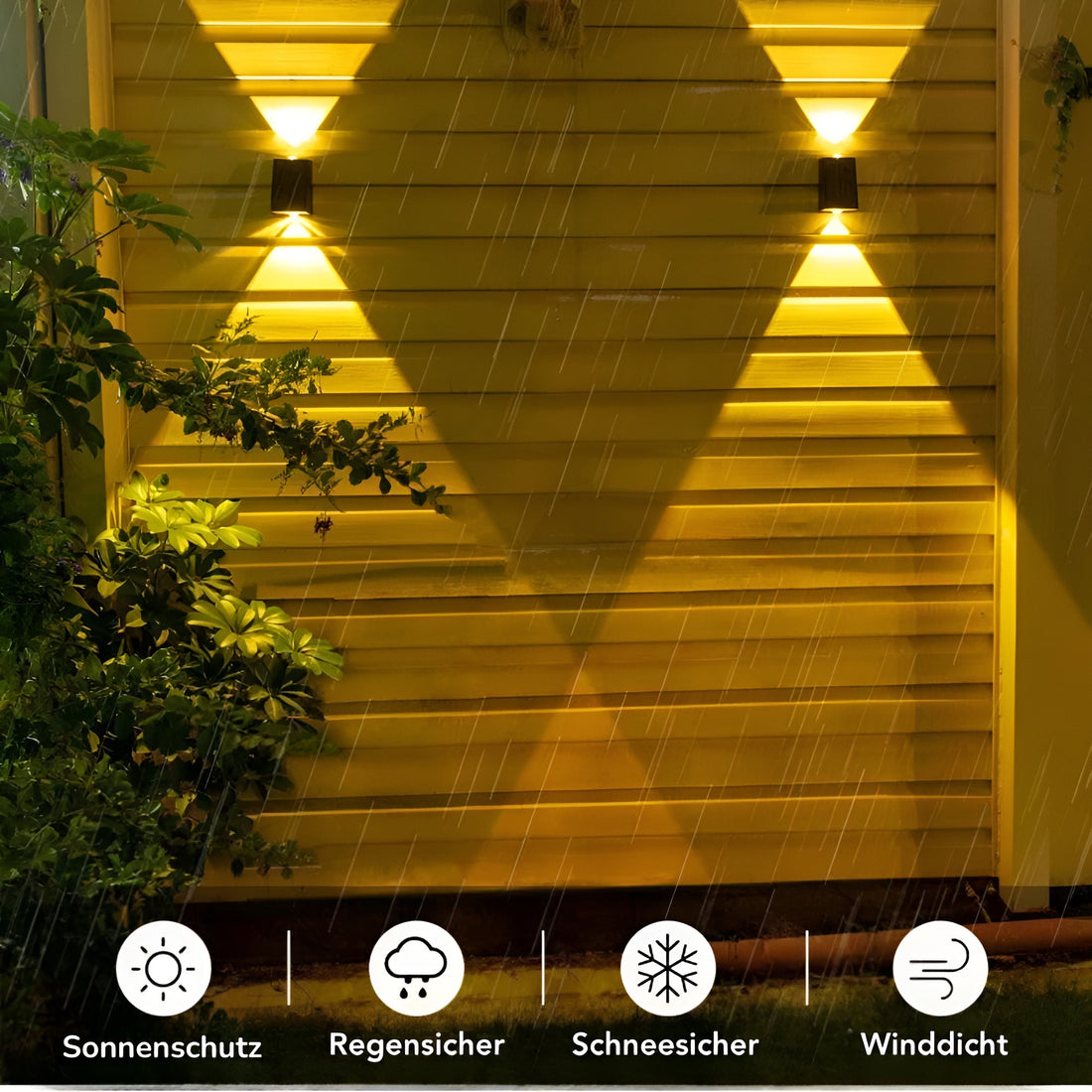 Serenosole™ Kabellose LED Solar Upside Down Lampen - Schaffe die perfekte Atmosphäre in deinem Garten! (1+1 GRATIS)