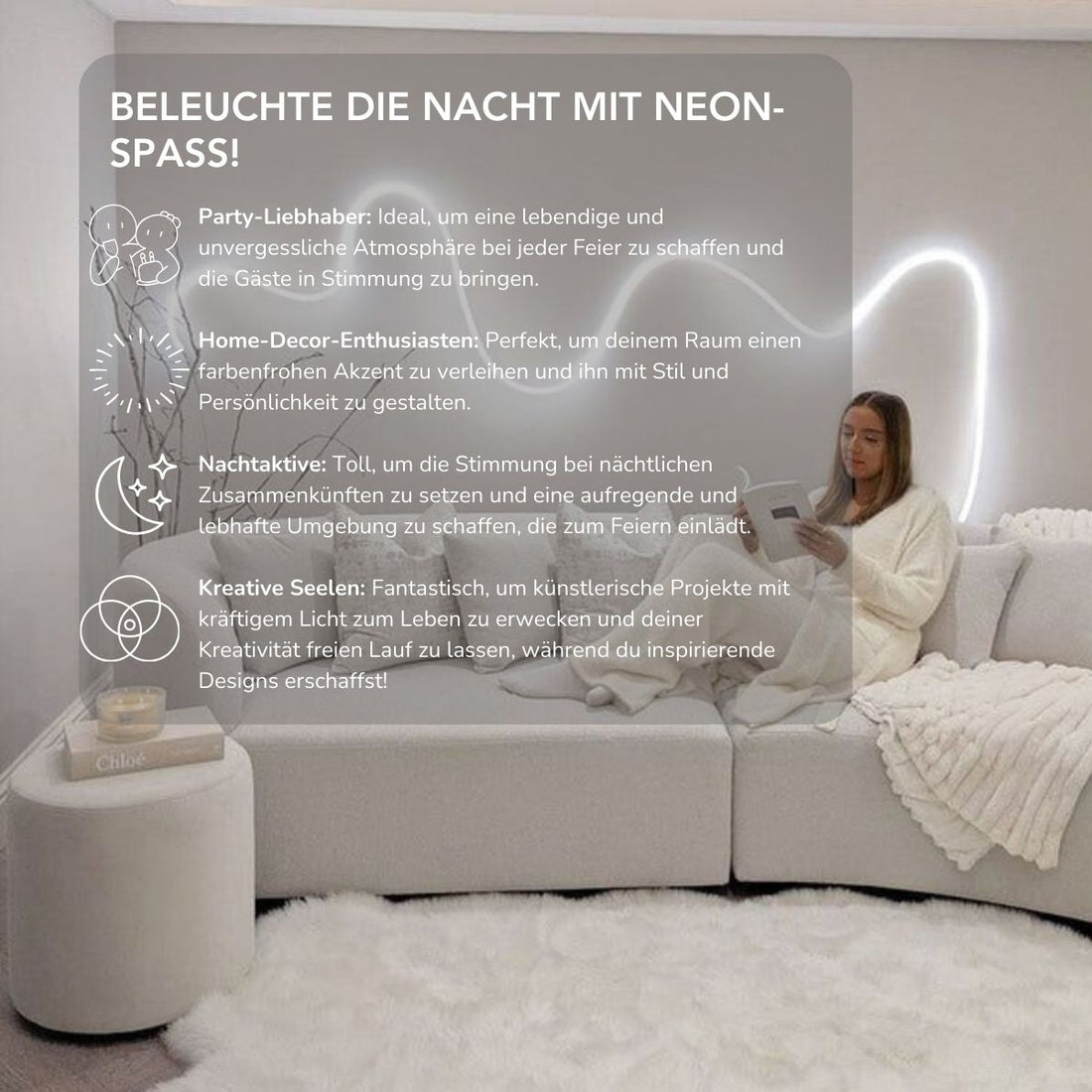 Serenosole™ RadiantVibe Neon Led | Lebendige, auffällige Neonfarben | Ultimative Neon-Vibes 2024!