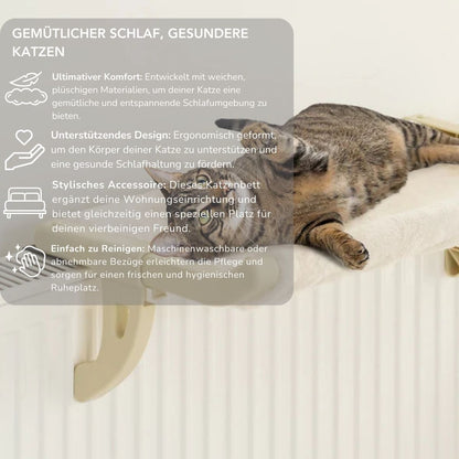 Serenosole™ CatNap Katzenbett | Ein gemütliches Plätzchen für deinen lieben Vierbeiner | Aus hochwertigen Materialien gefertigt