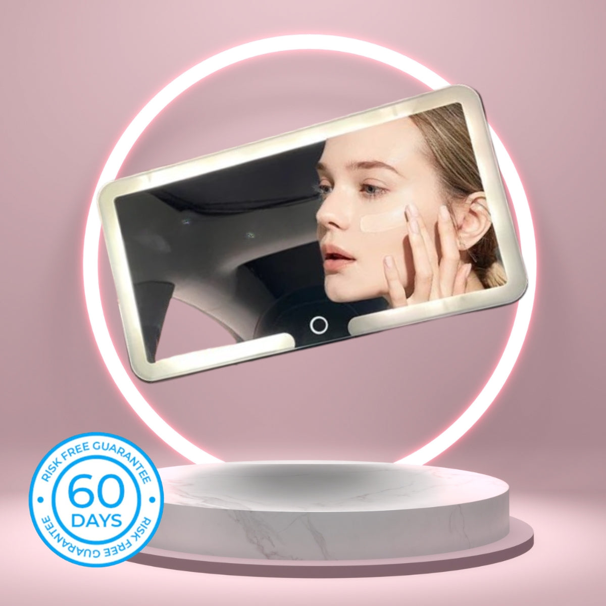 Serenosole™ GlamVisor Lighted Mirror | Luxus-LED-Autospiegel