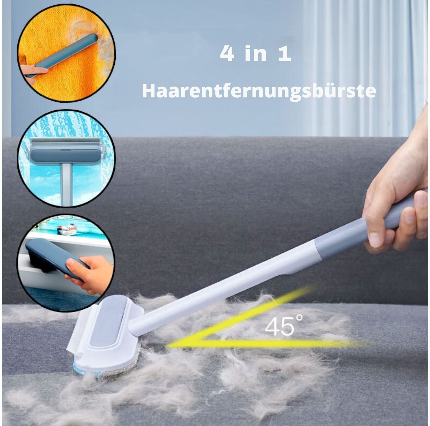 Serenosole™ FlexiBrush | Haare und Flusen mit nur einem Wisch entfernen