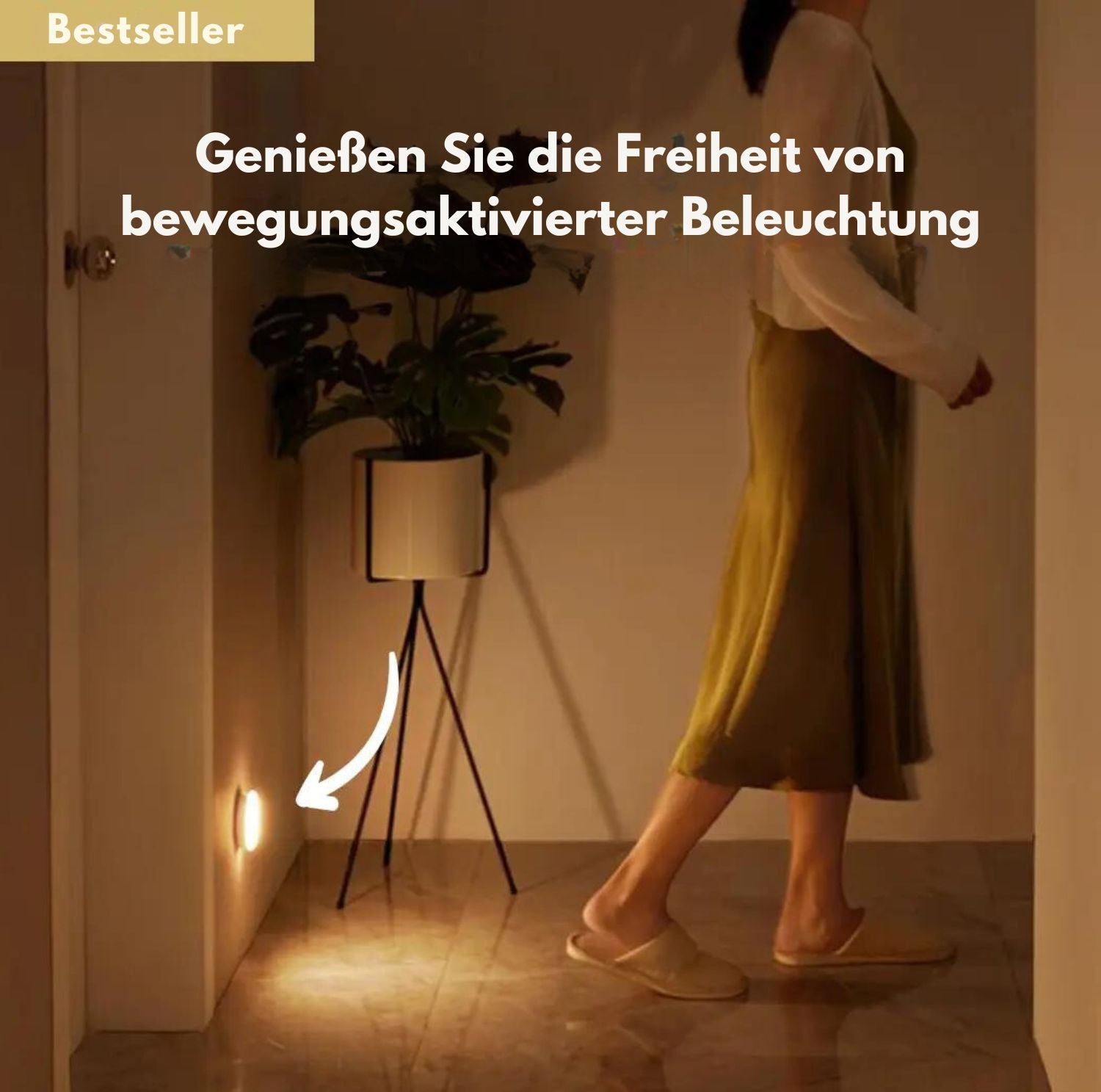 Serenosole™ WanderLight Bewegungslicht | Bequemlichkeit und energieeffizient (1+1 GRATIS)