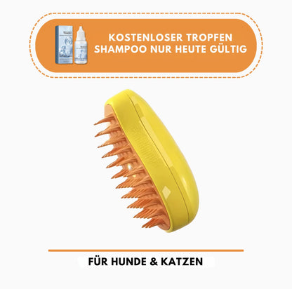 Serenosole™ Pawfect Brush Dampfbürste für Haustiere | Die Kraft des Dampfes für effektives Grooming | Ultimative Dampfbürste für Haustiere 2024