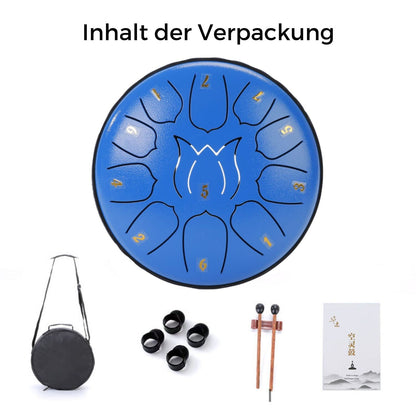 Serenosole™ HarmonicHaven Drum | Verbessert Entspannung und Meditationserlebnisse (+GRATIS Komplettset) Ø 33cm