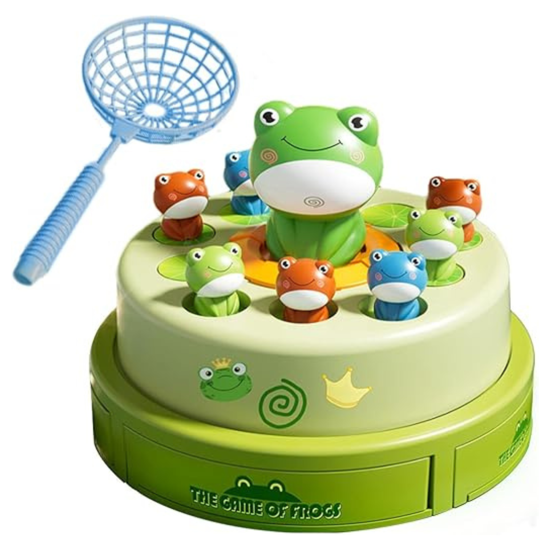 Serenosole™ FrogTastic Frosch-Spielset | Frösche, die springen, fangen und den Spaß zum Leben erwecken