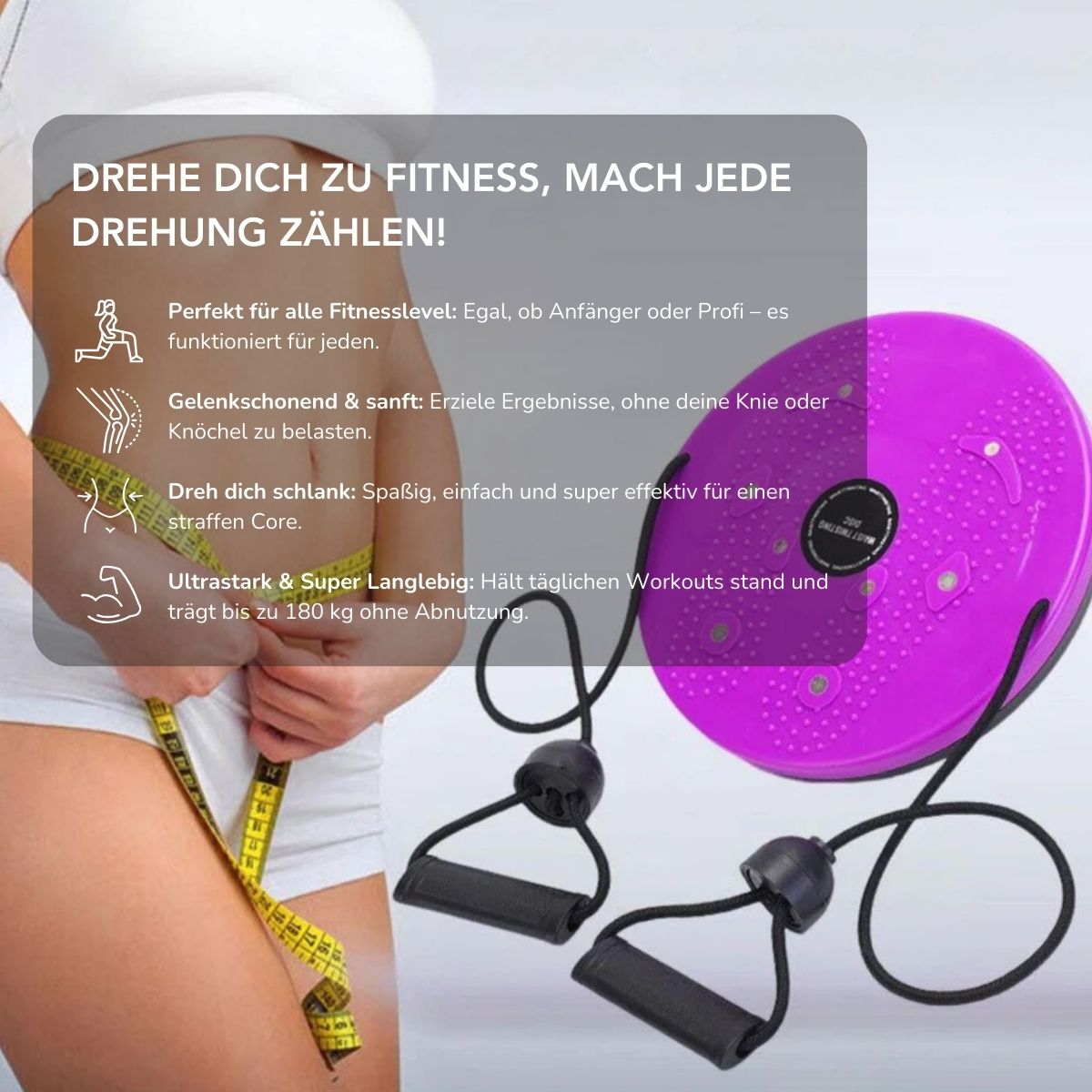 Serenosole™ WaistWhirl | Dreh dich fit – für eine schlanke Taille, ganz einfach und effektiv | Ultimativer Taillentrainer 2025