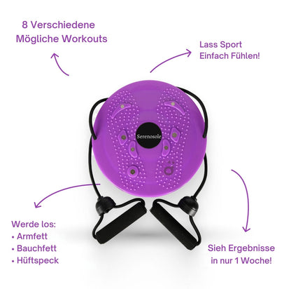 Serenosole™ WaistWhirl | Dreh dich fit – für eine schlanke Taille, ganz einfach und effektiv | Ultimativer Taillentrainer 2025