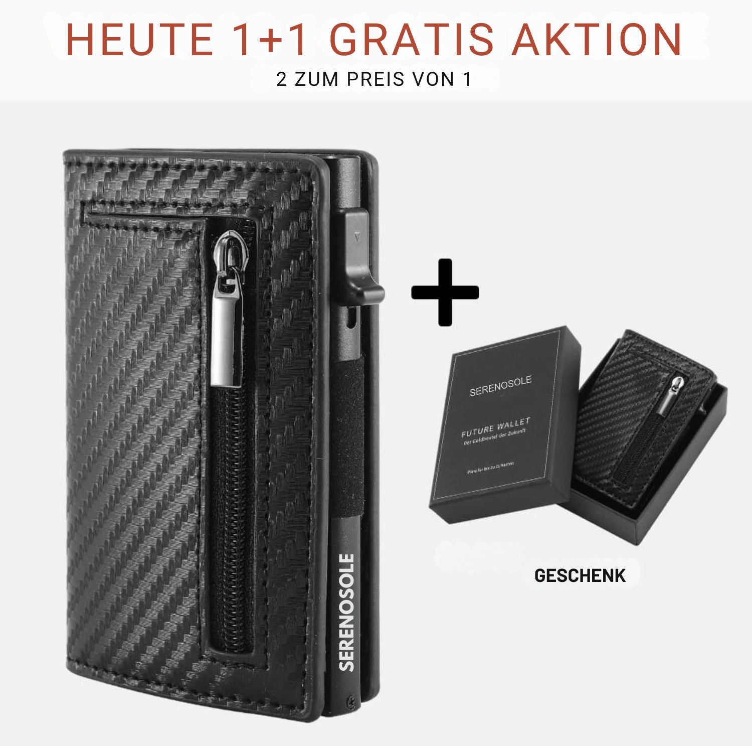 Serenosole™ WalletWhiz Geldbörse | Organisiert ohne das Dicke (1+1 GRATIS)