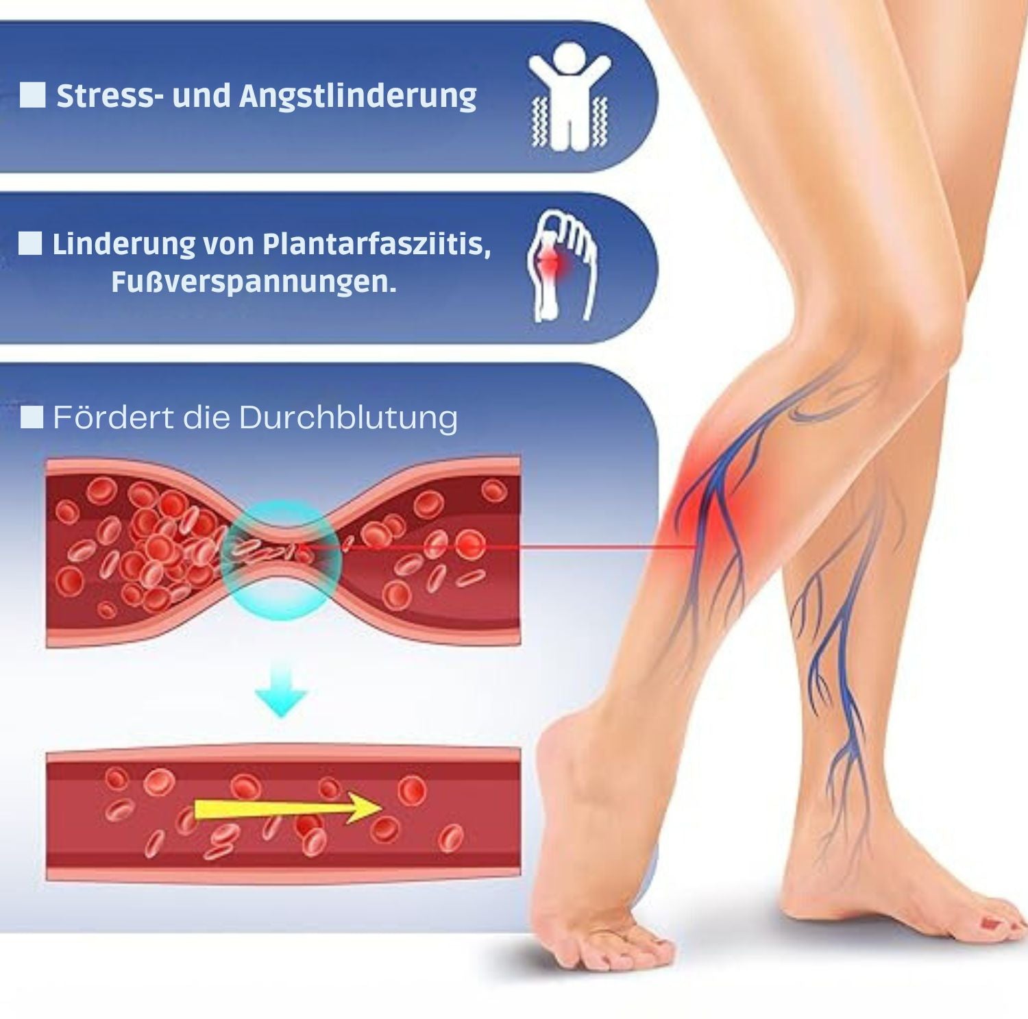 Serenosole™ SootheSteps Akupressur-Hausschuhe | Verwöhne deine Füße täglich | Die besten Fußmassage-Slipper 2024 (1+1 GRATIS)