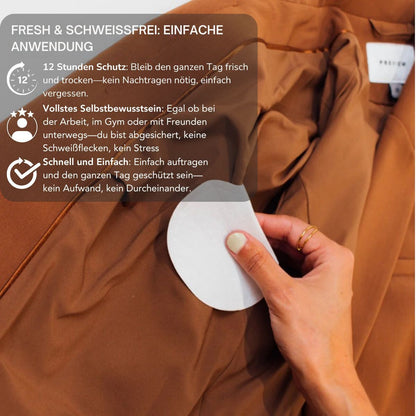 Serenosole™ SweatShields Schweißschutz | 24 Stunden Schweißschutz | Beste Lösung gegen Schweiß 2024 (1+1 GRATIS) 24 Stück pro Packung